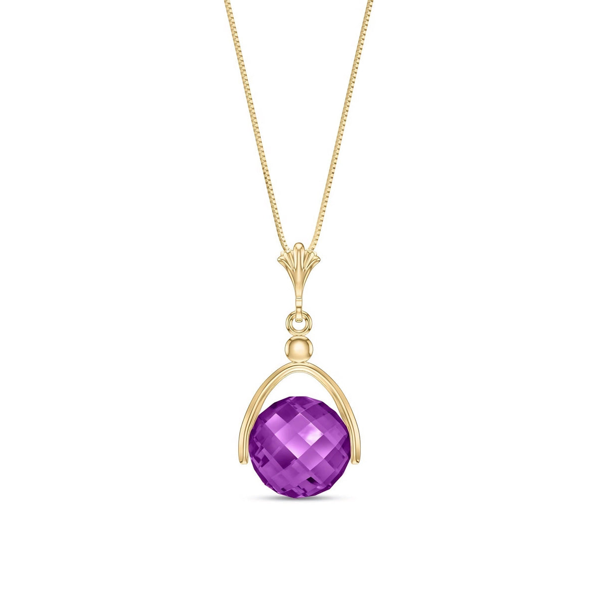 Yellow Gold Amethyst — Rosanna
