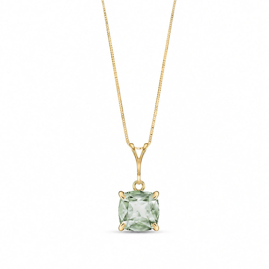 Yellow Gold Green Amethyst — Calida