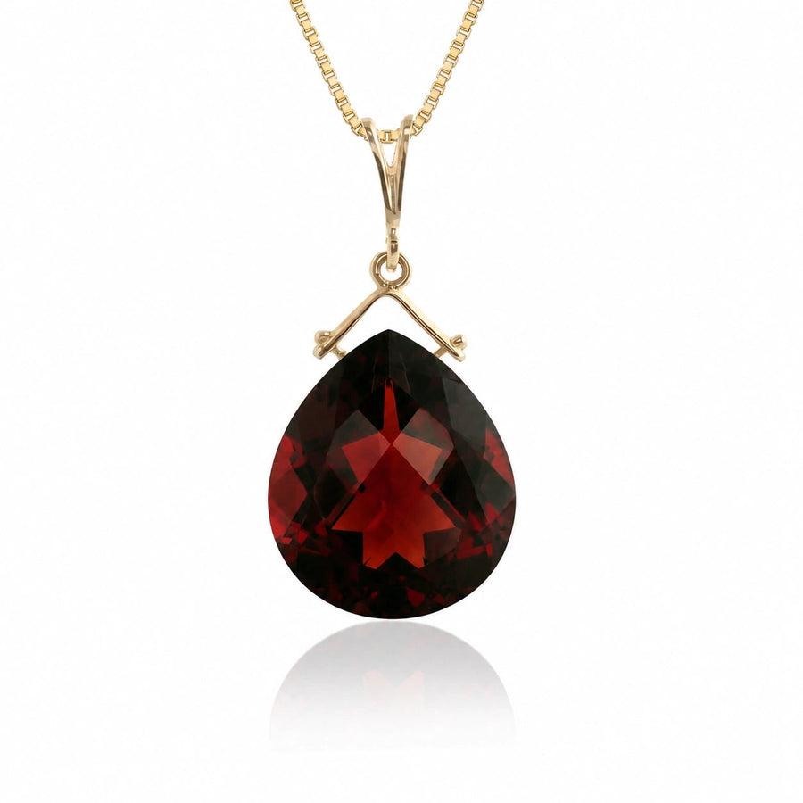 Yellow Gold Garnet — Bellina