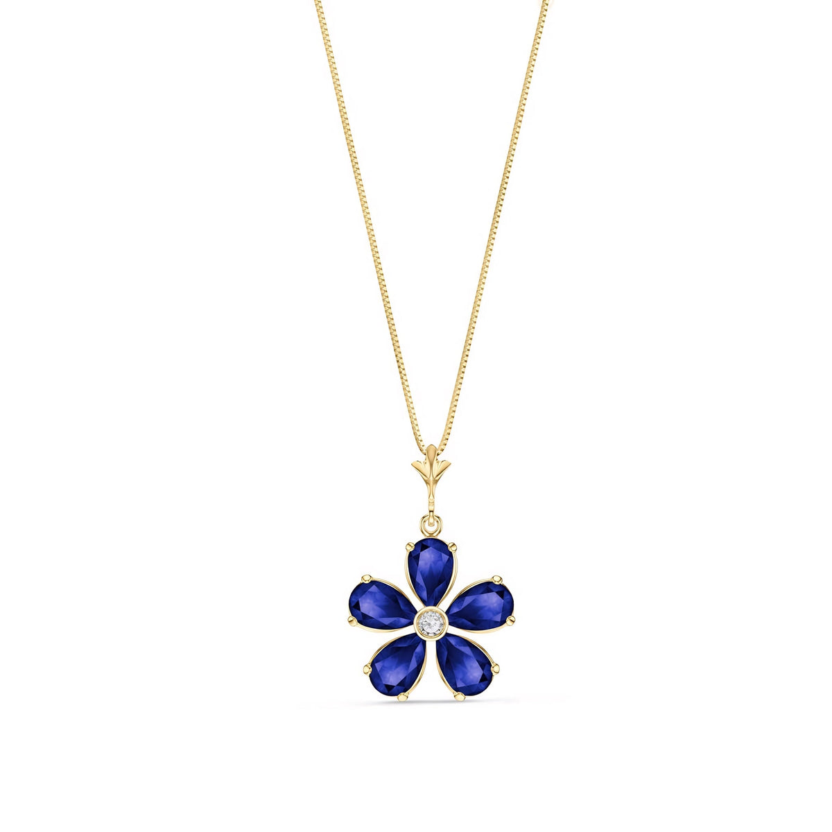 Yellow Gold Diamond & Sapphire — Felicita
