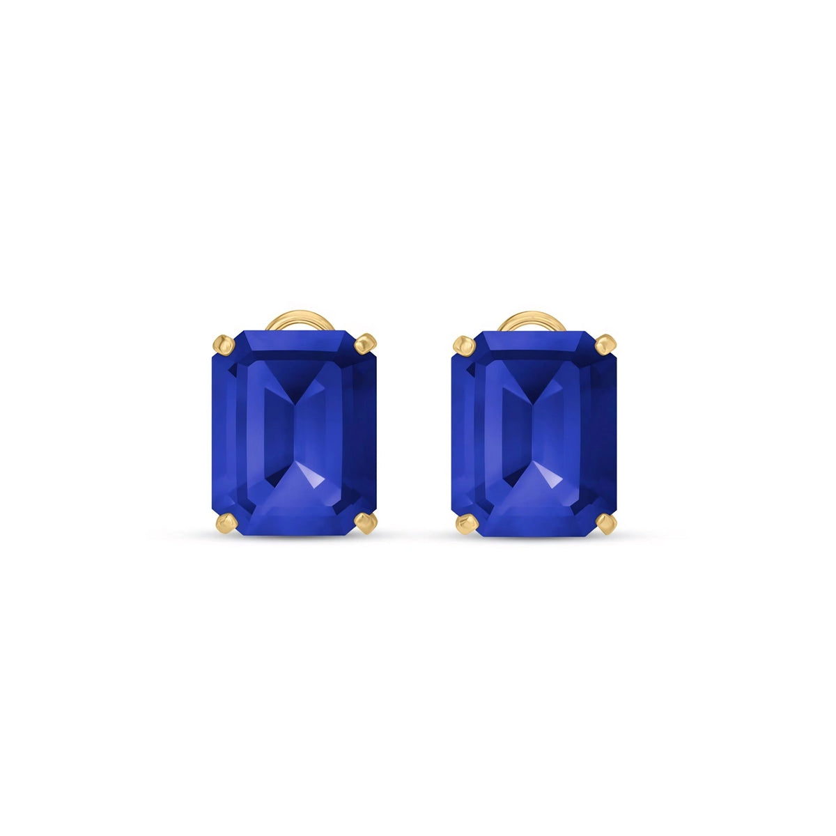 Yellow Gold Sapphire & Emerald — Maddalenina