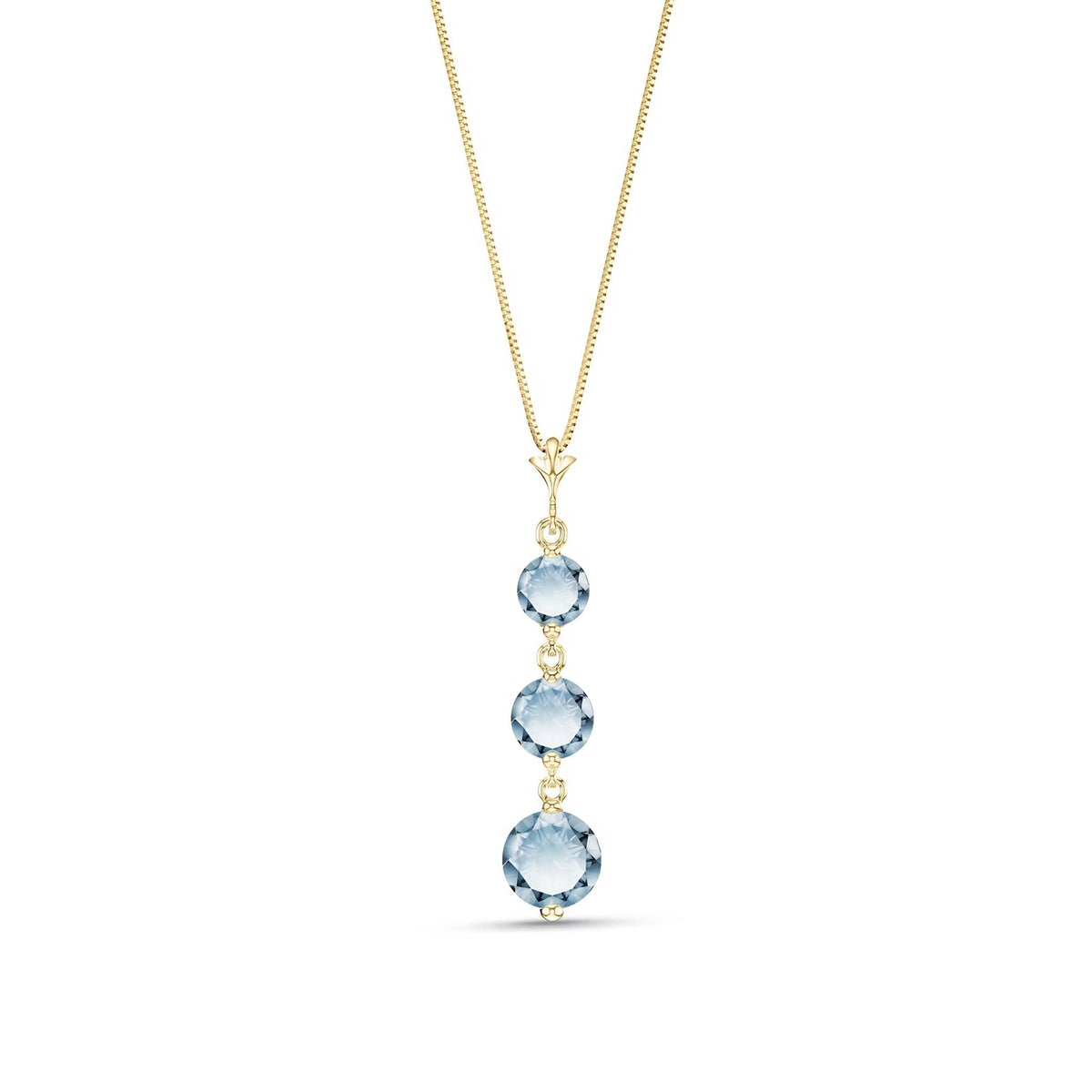 Yellow Gold Aquamarine — Leonilde