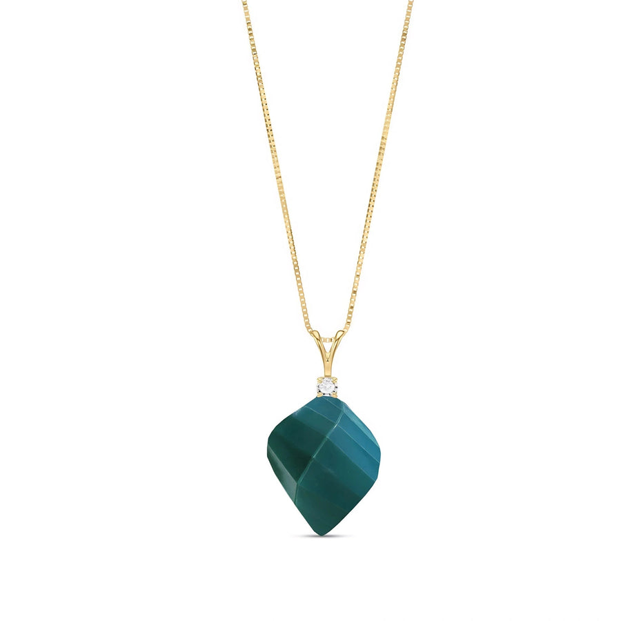 Yellow Gold Emerald & Diamond — Malia