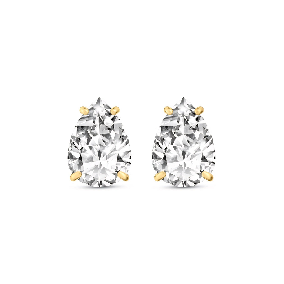 Yellow Gold White Topaz — Mariafrida