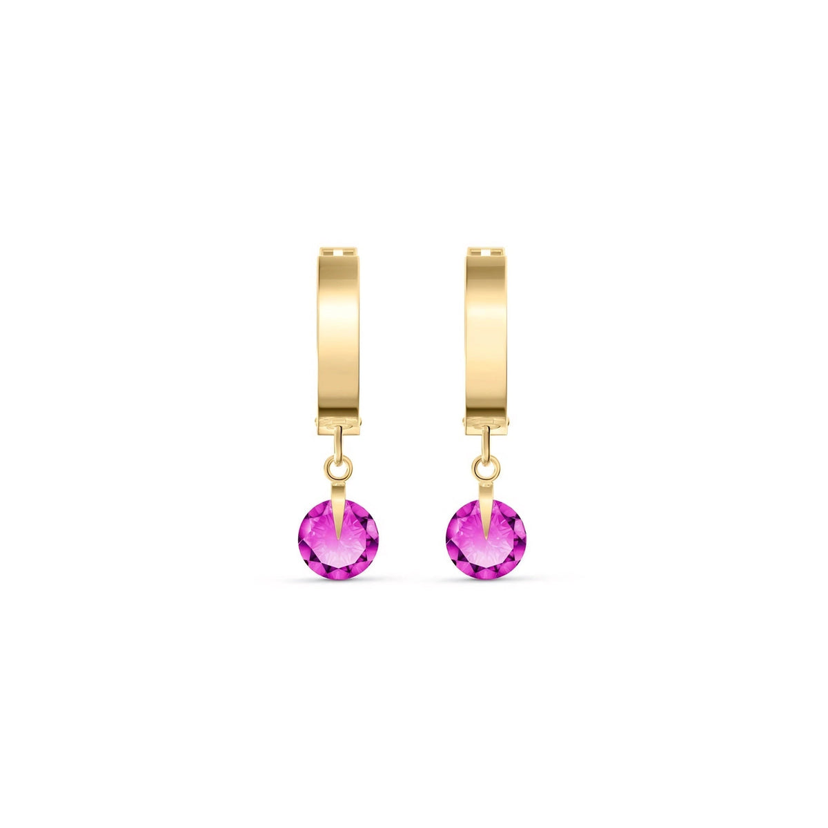 Yellow Gold Pink Topaz — Mariaazzurra