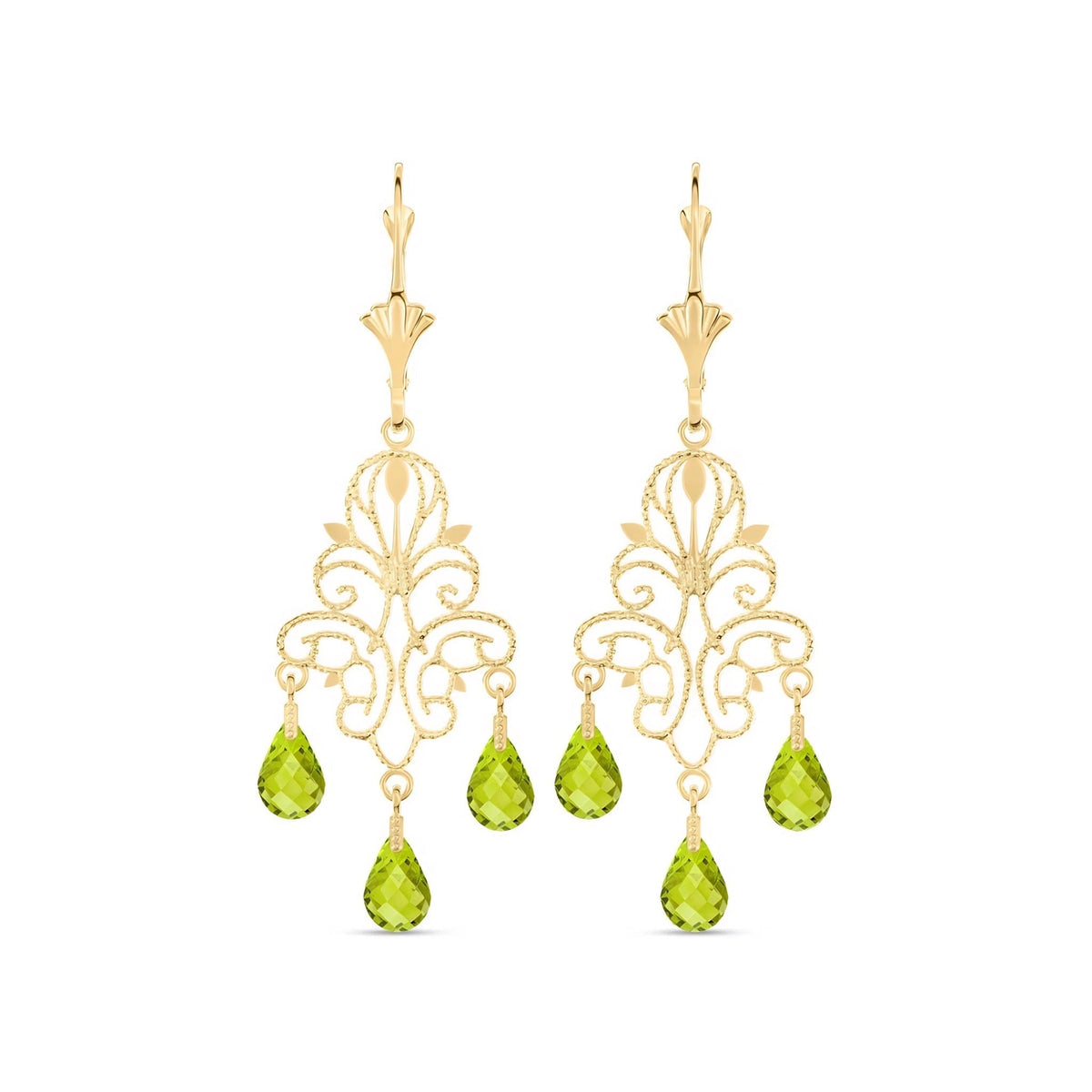 Yellow Gold Peridot — Mariacamilla