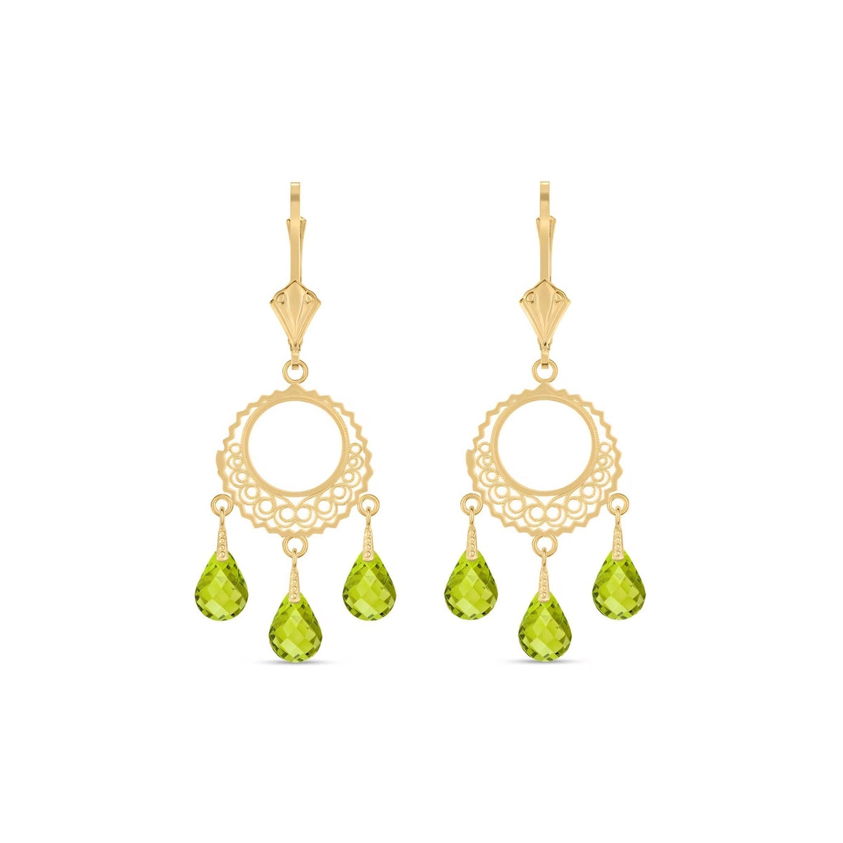 Yellow Gold Peridot — Mariacarina