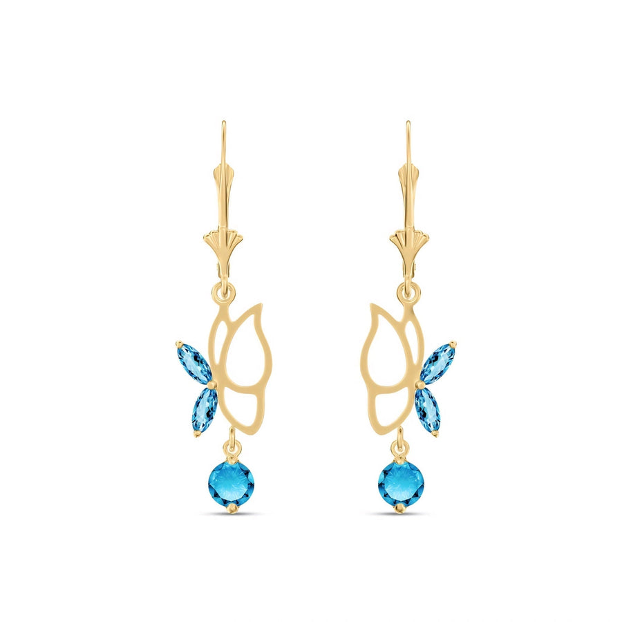 Yellow Gold Blue Topaz — Mariadesideria