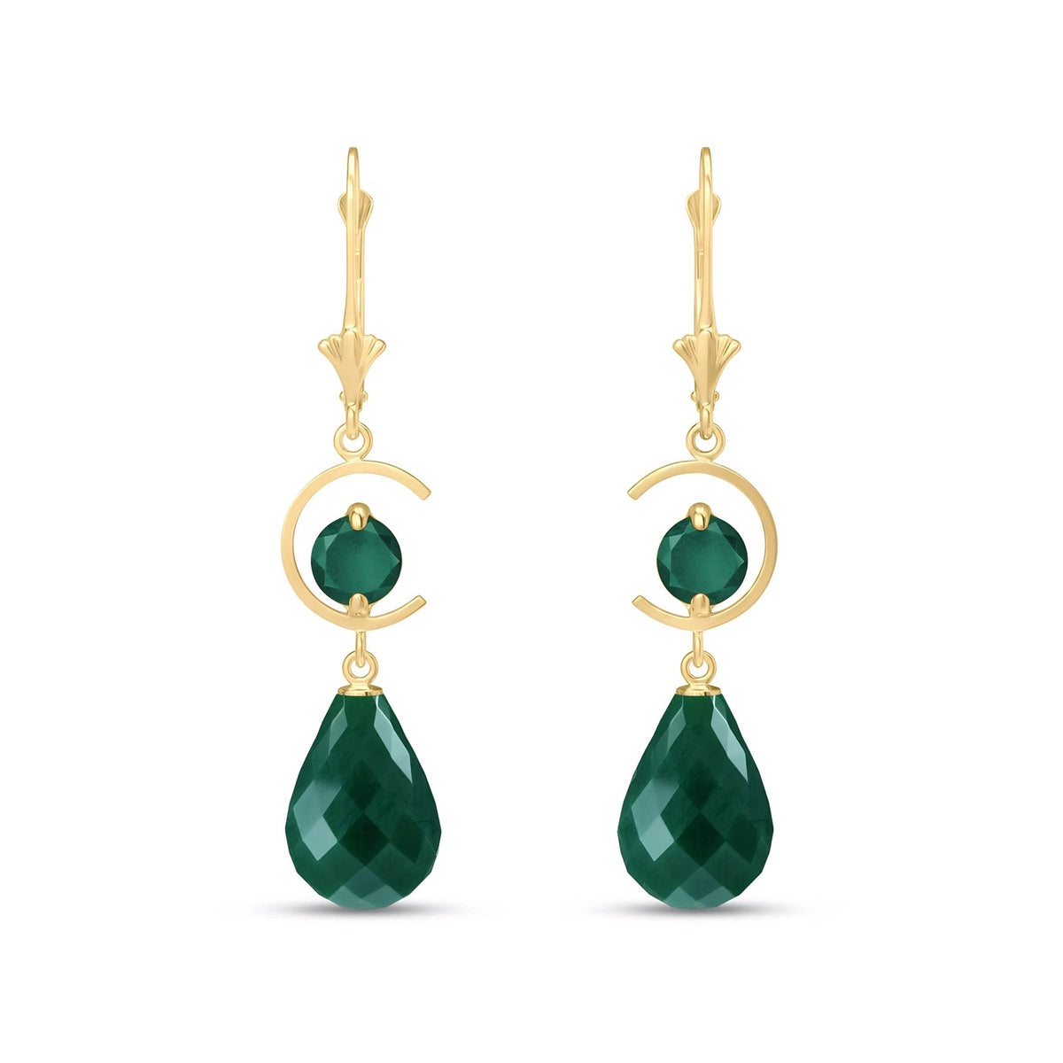 Yellow Gold Emerald — Mariaemma