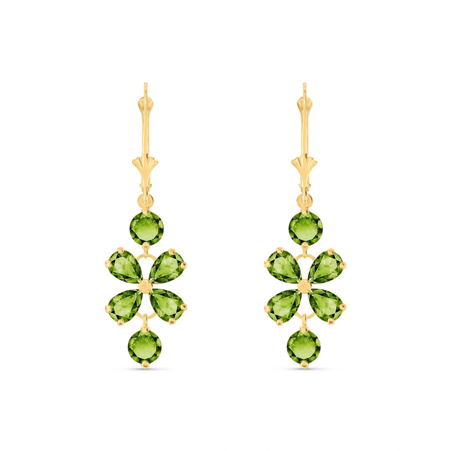 Yellow Gold Bloom Earrings Amethyst 10K — Gertrude