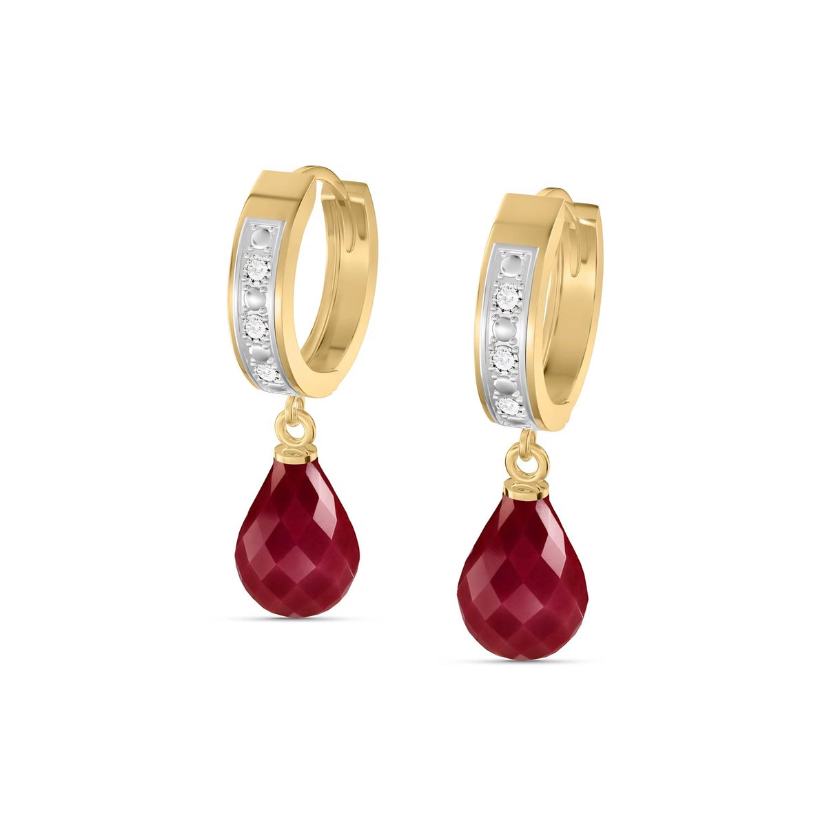 Yellow Gold Diamond & Ruby — Mariaevangelina