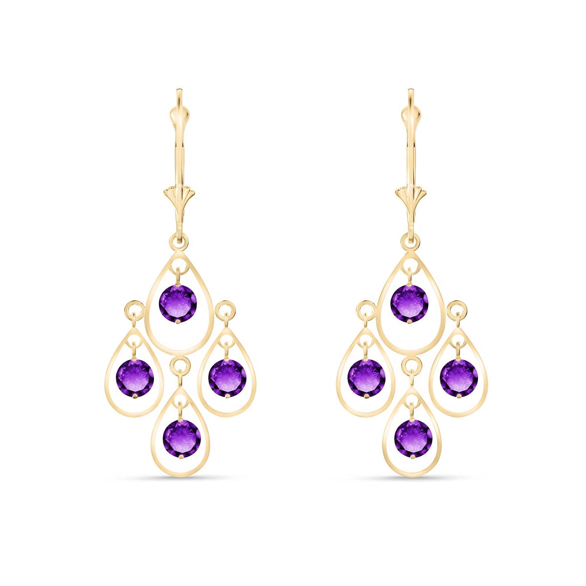 Yellow Gold Amethyst — Mariafiorina