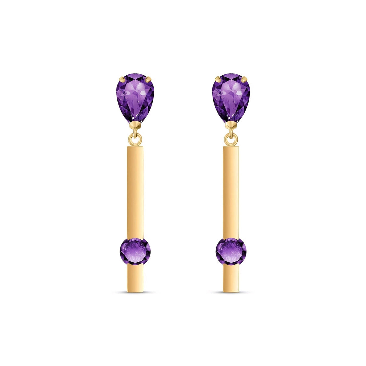 Yellow Gold Amethyst — Mariagertrude