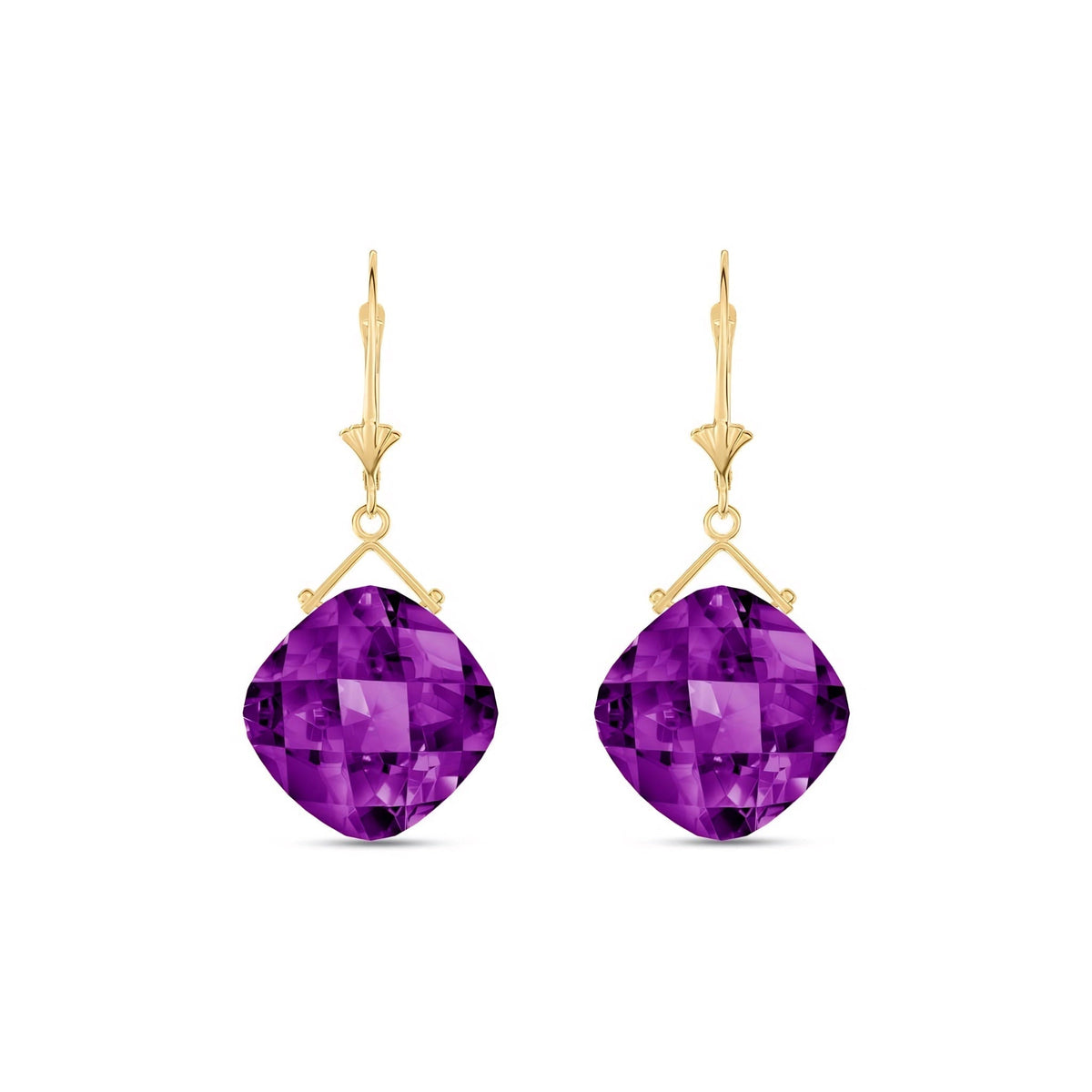 Yellow Gold Amethyst — Mariagiada