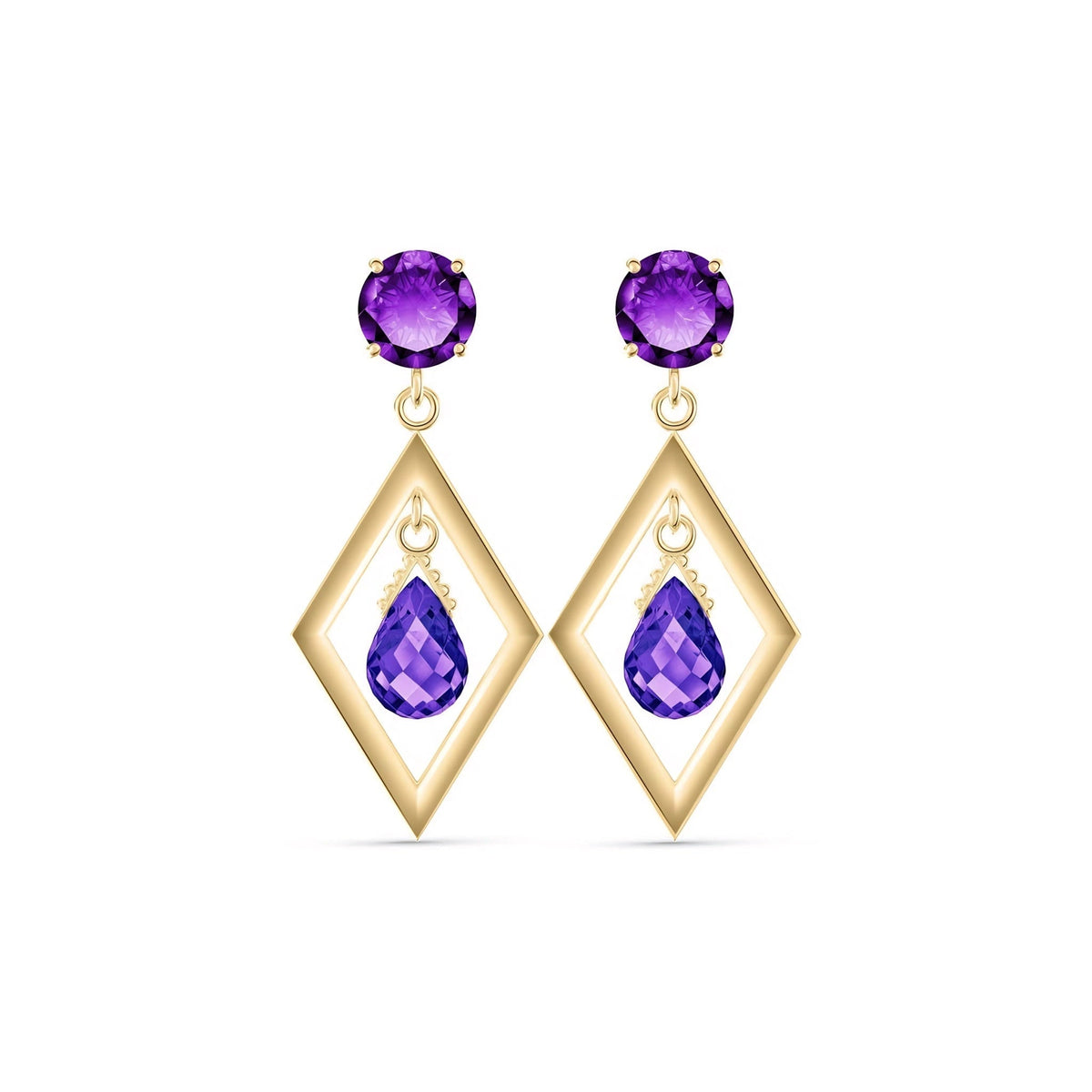 Yellow Gold Amethyst — Mariaginevra
