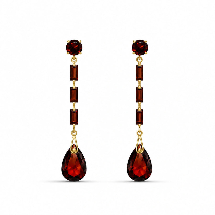 Yellow Gold Garnet — Mariagioconda