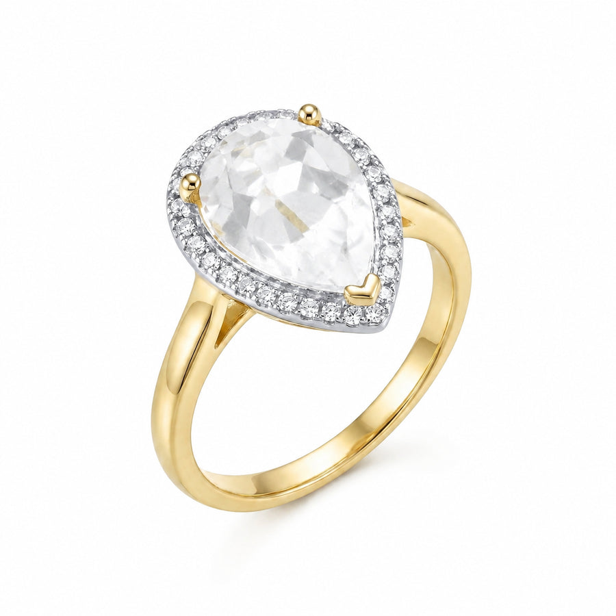 Yellow Gold Celeste Ring Alexandrite 10K — Cosima