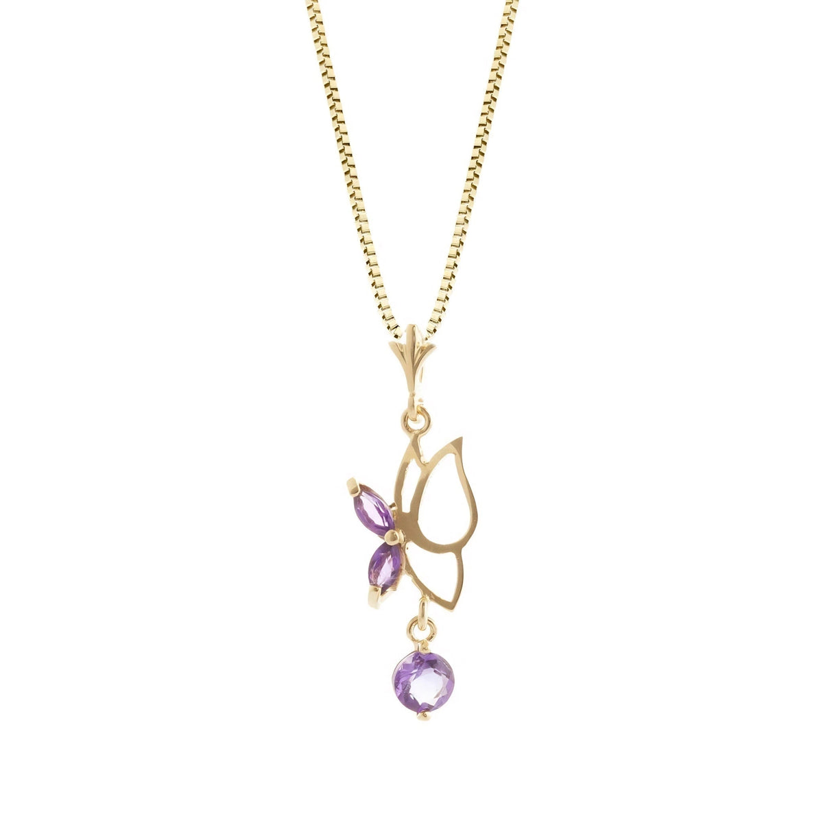 Yellow Gold Amethyst — Palmina