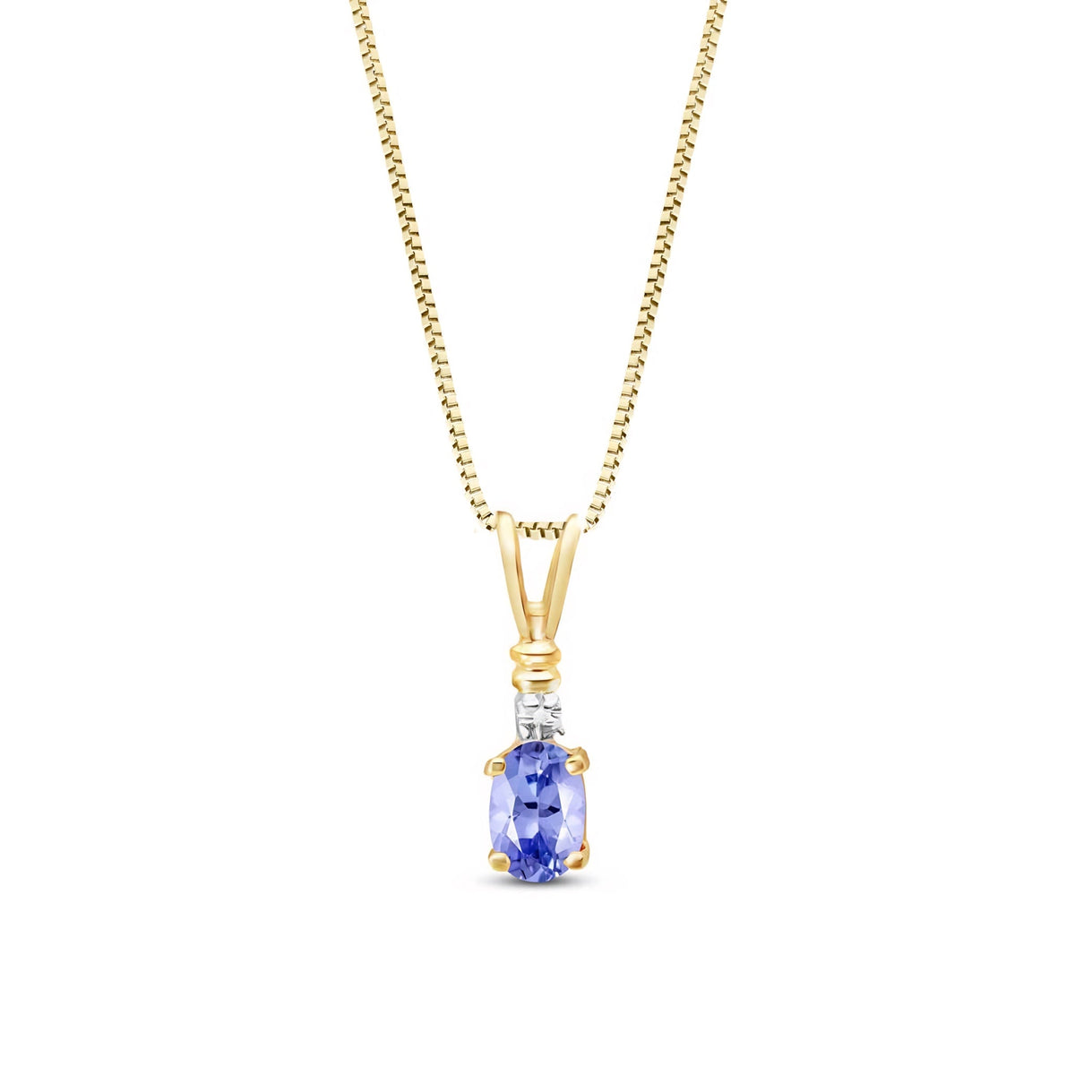 Yellow Gold Heritage Pendant Necklace Emerald 10K — Elsa