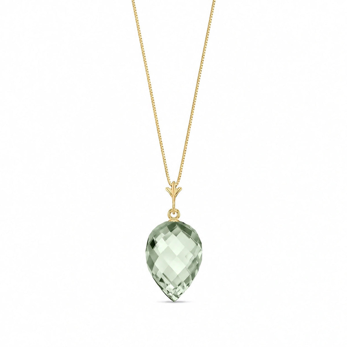 Yellow Gold Green Amethyst — Serapia