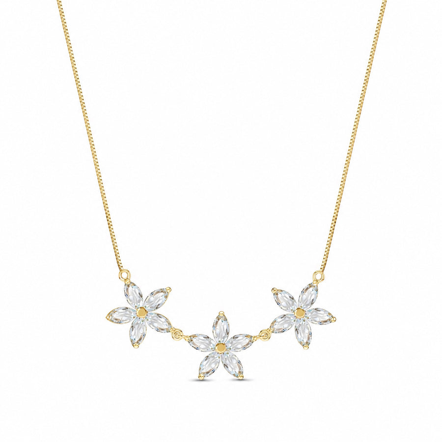 Yellow Gold Classic Necklace Amethyst 10K — Fiorella