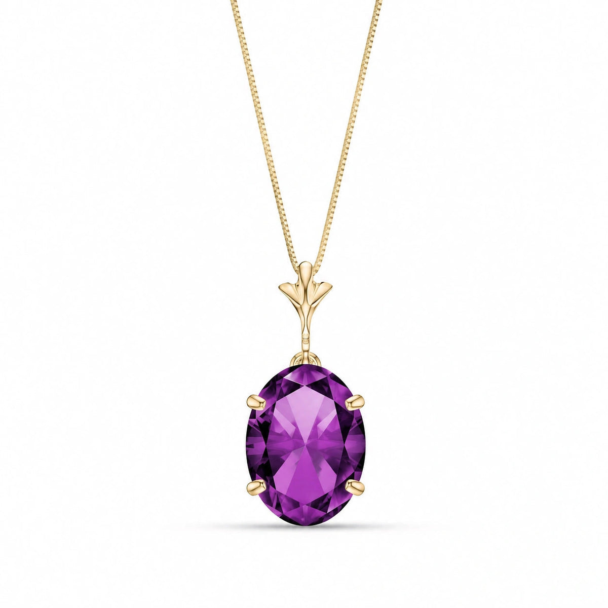 Yellow Gold Amethyst — Ubaldina