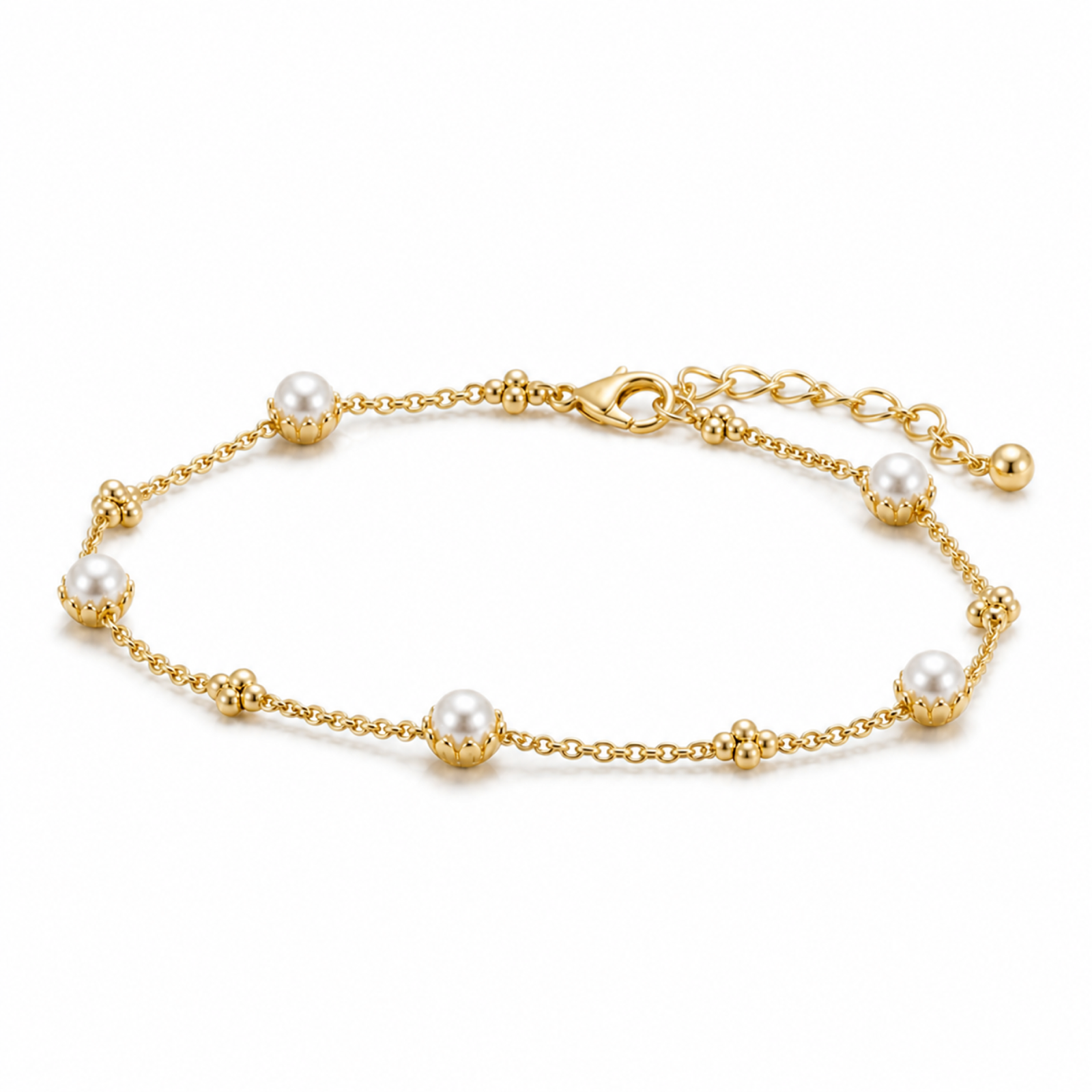 Yellow Gold — Perla Orbitale Bracelet — view 2