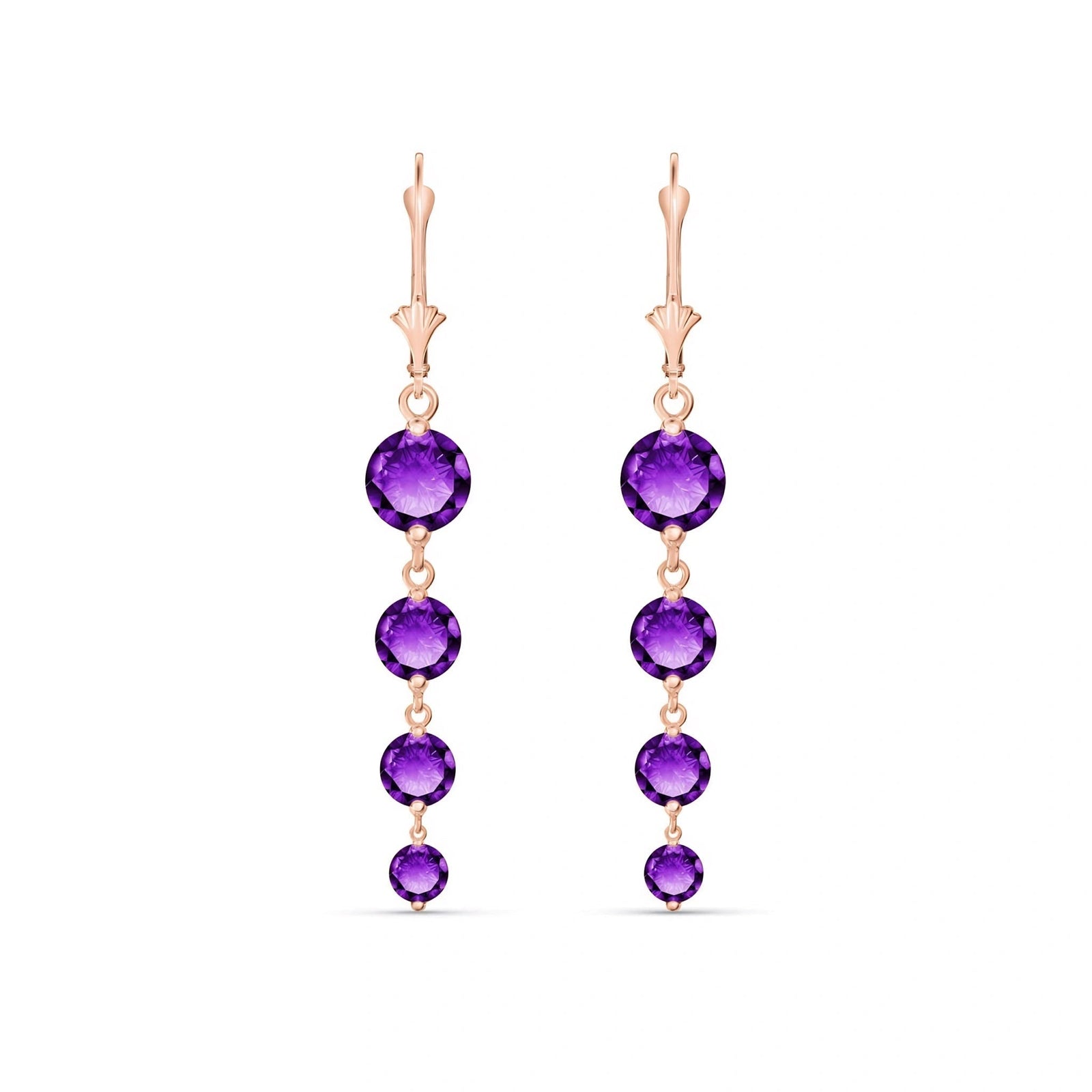 Rose Gold Amethyst — Mariadelfina