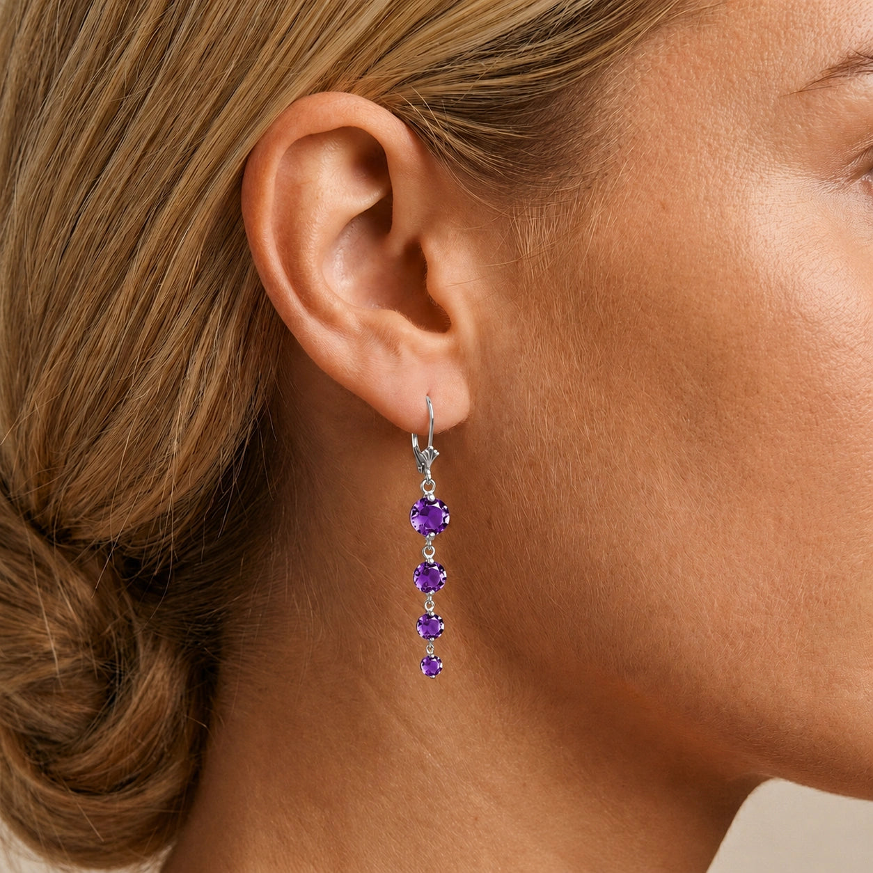 White Gold Amethyst — Mariadelfina
