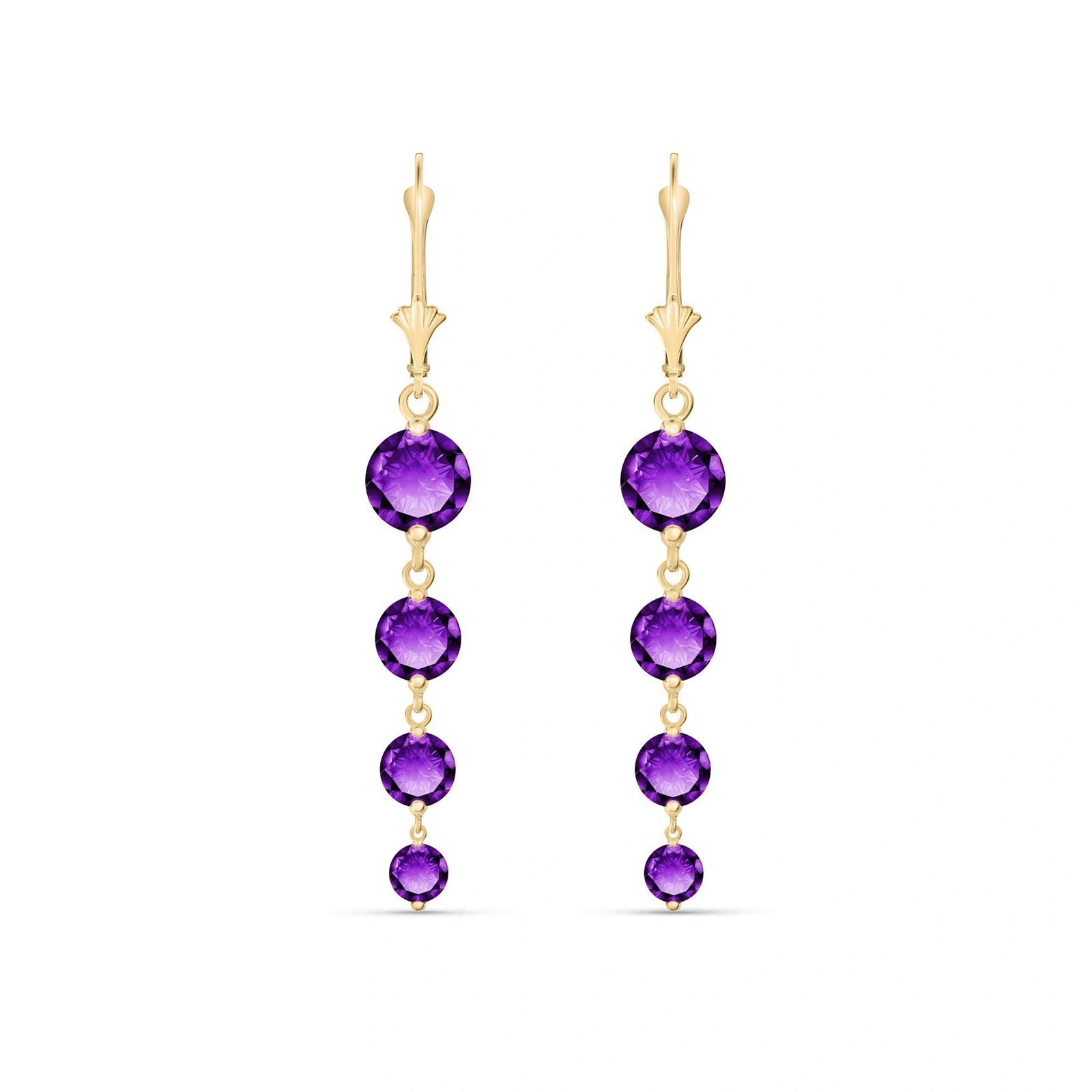 Yellow Gold Amethyst — Mariadelfina