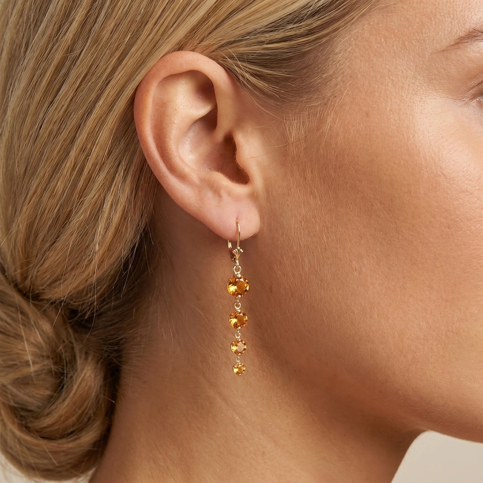 Yellow Gold Citrine — Mariadelfina