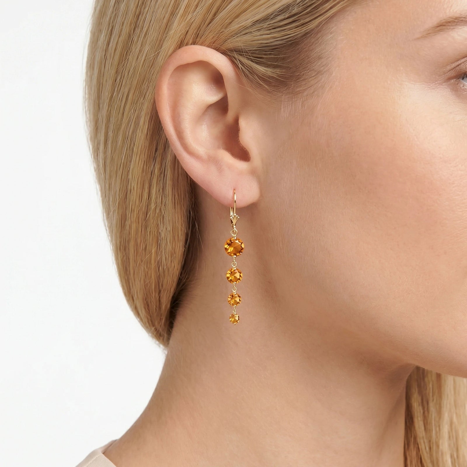 Yellow Gold Citrine — Mariadelfina