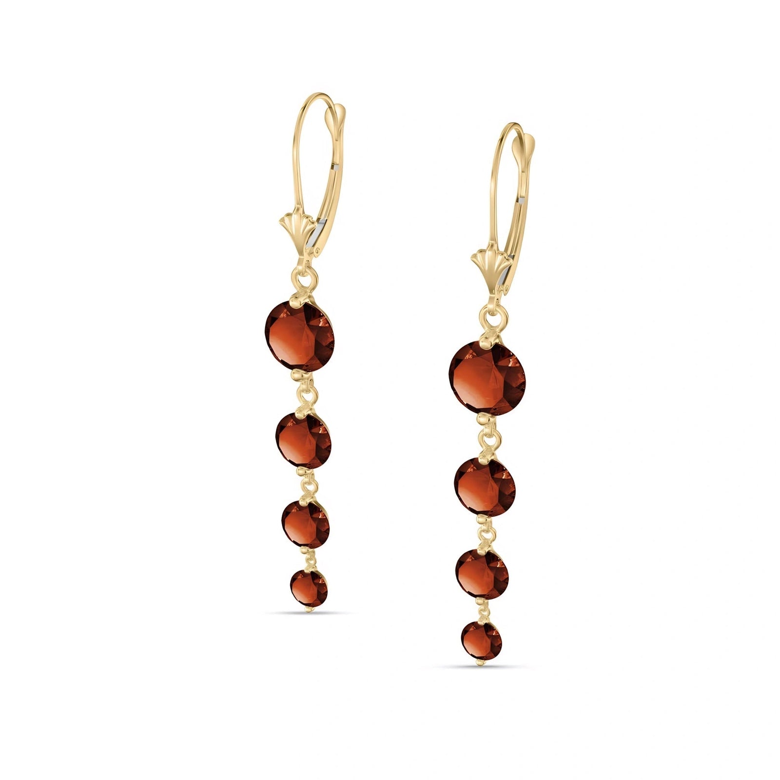 Yellow Gold Garnet — Mariadelfina