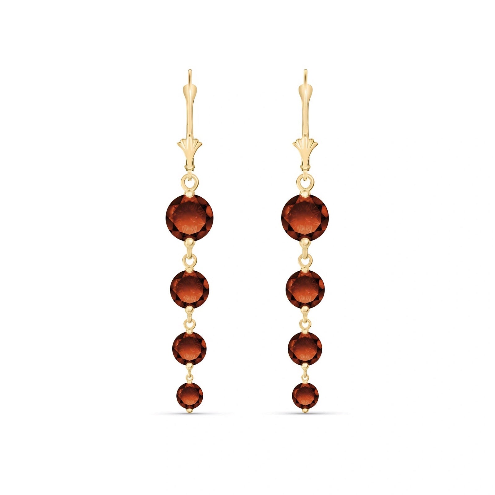 Yellow Gold Garnet — Mariadelfina