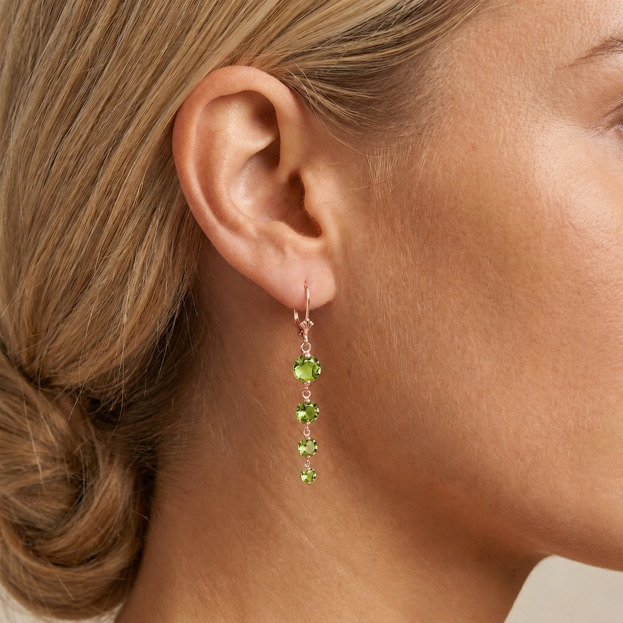 Rose Gold Peridot — Mariadelfina
