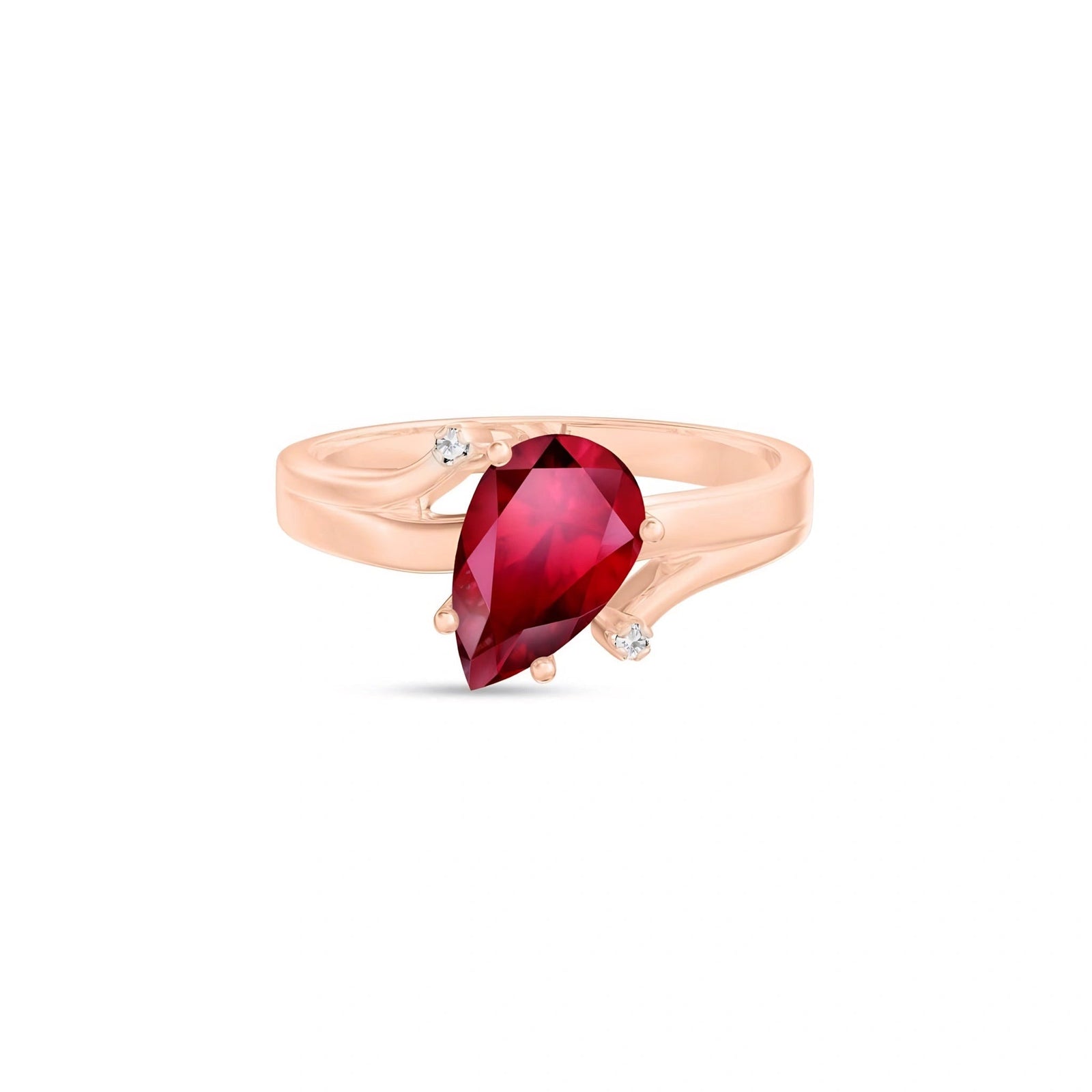 Rose Gold Diamond & Ruby — Zita