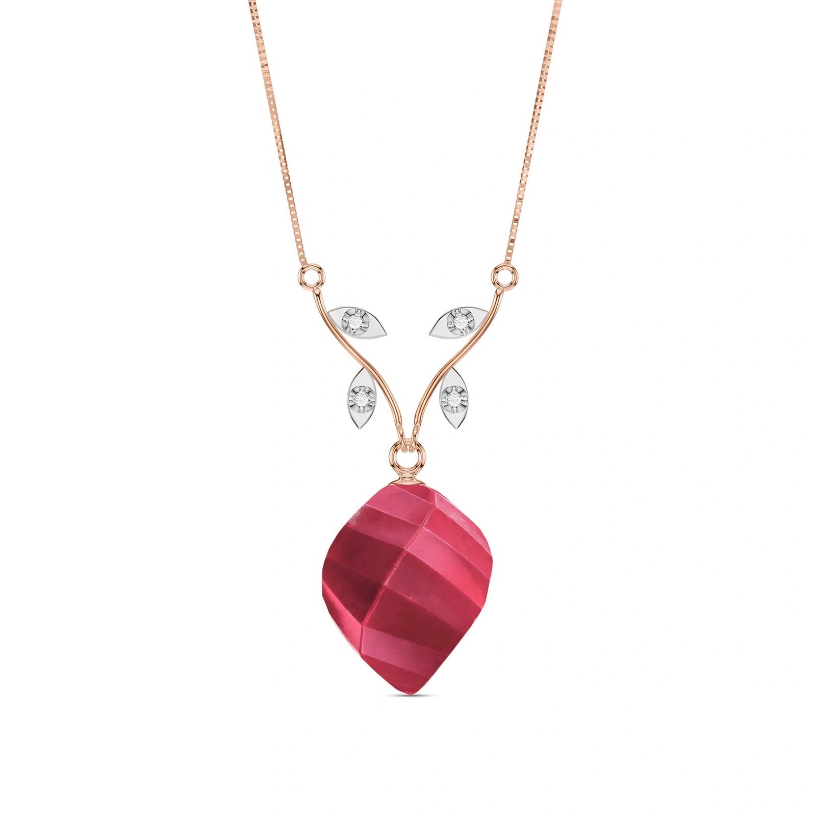 Rose Gold Diamond & Ruby — Alcina