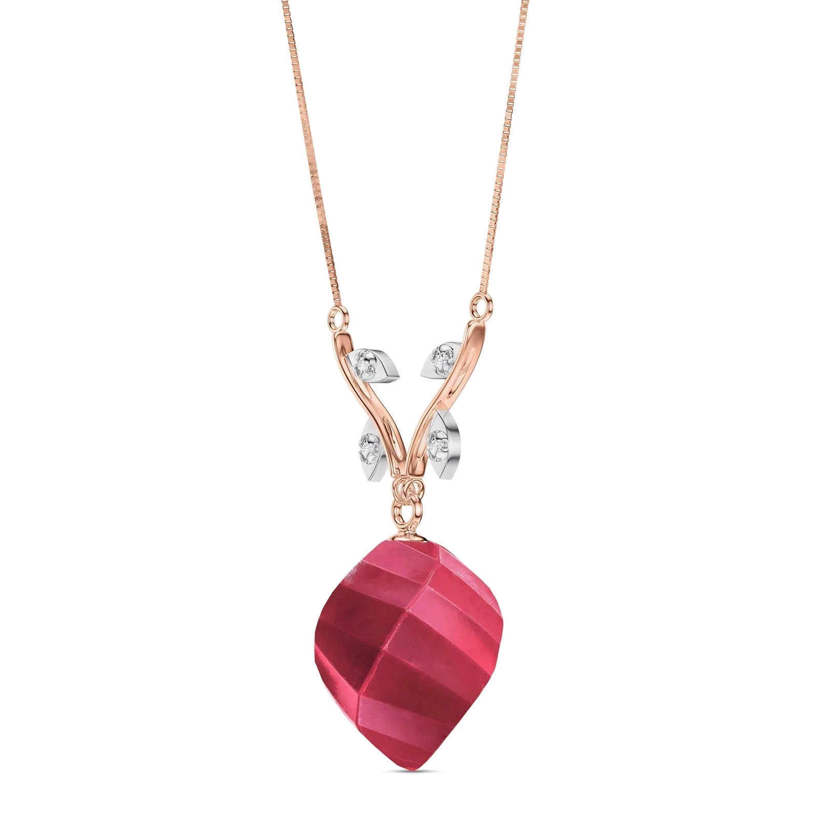 Rose Gold Diamond & Ruby — Alcina