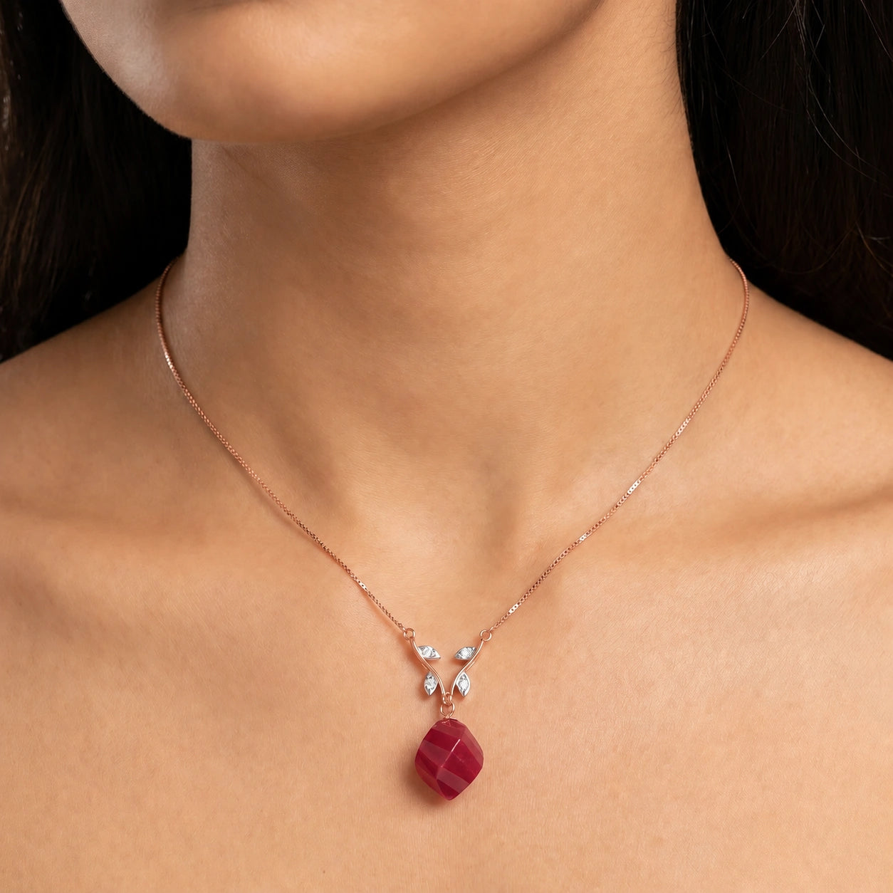 Rose Gold Diamond & Ruby — Alcina