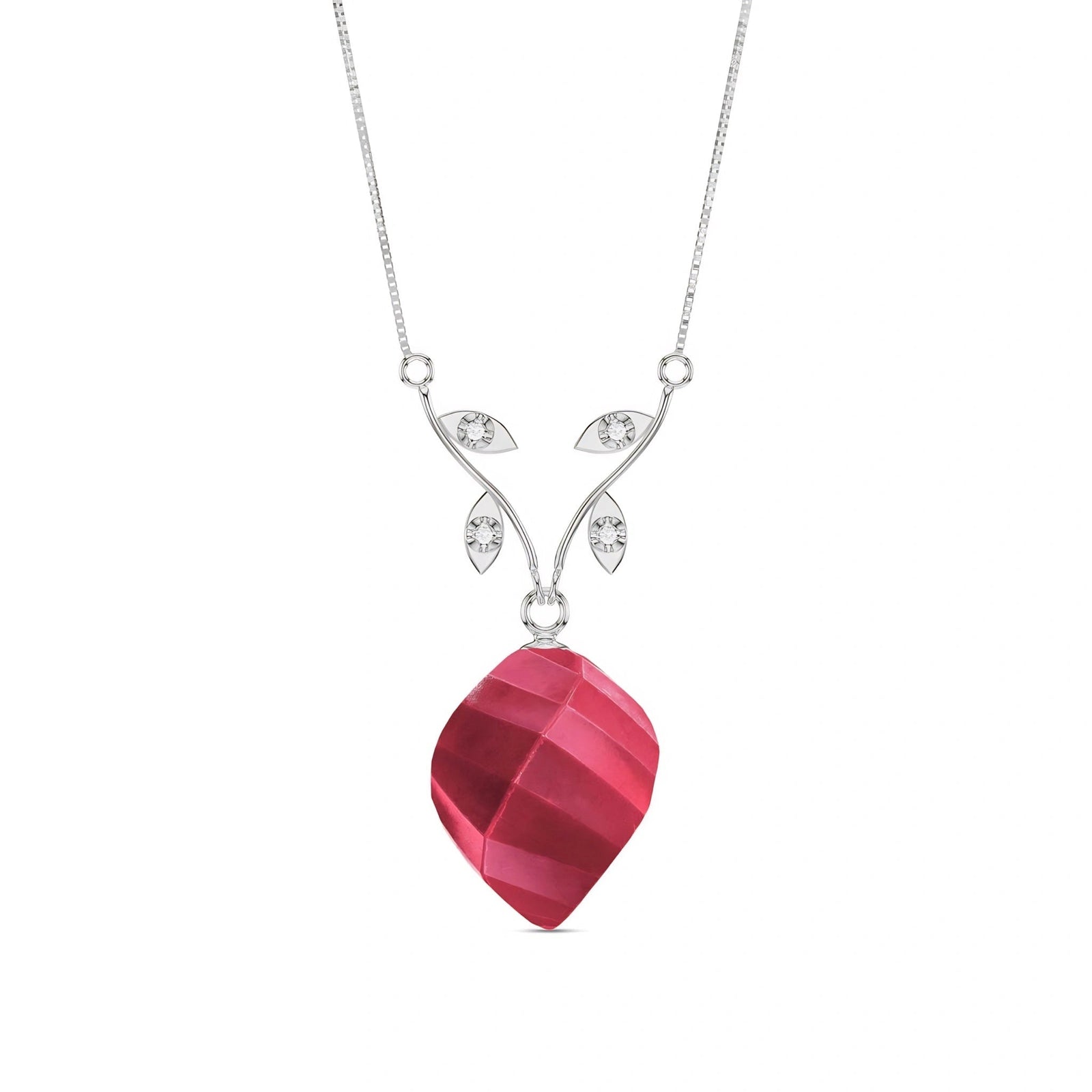 White Gold Diamond & Ruby — Alcina