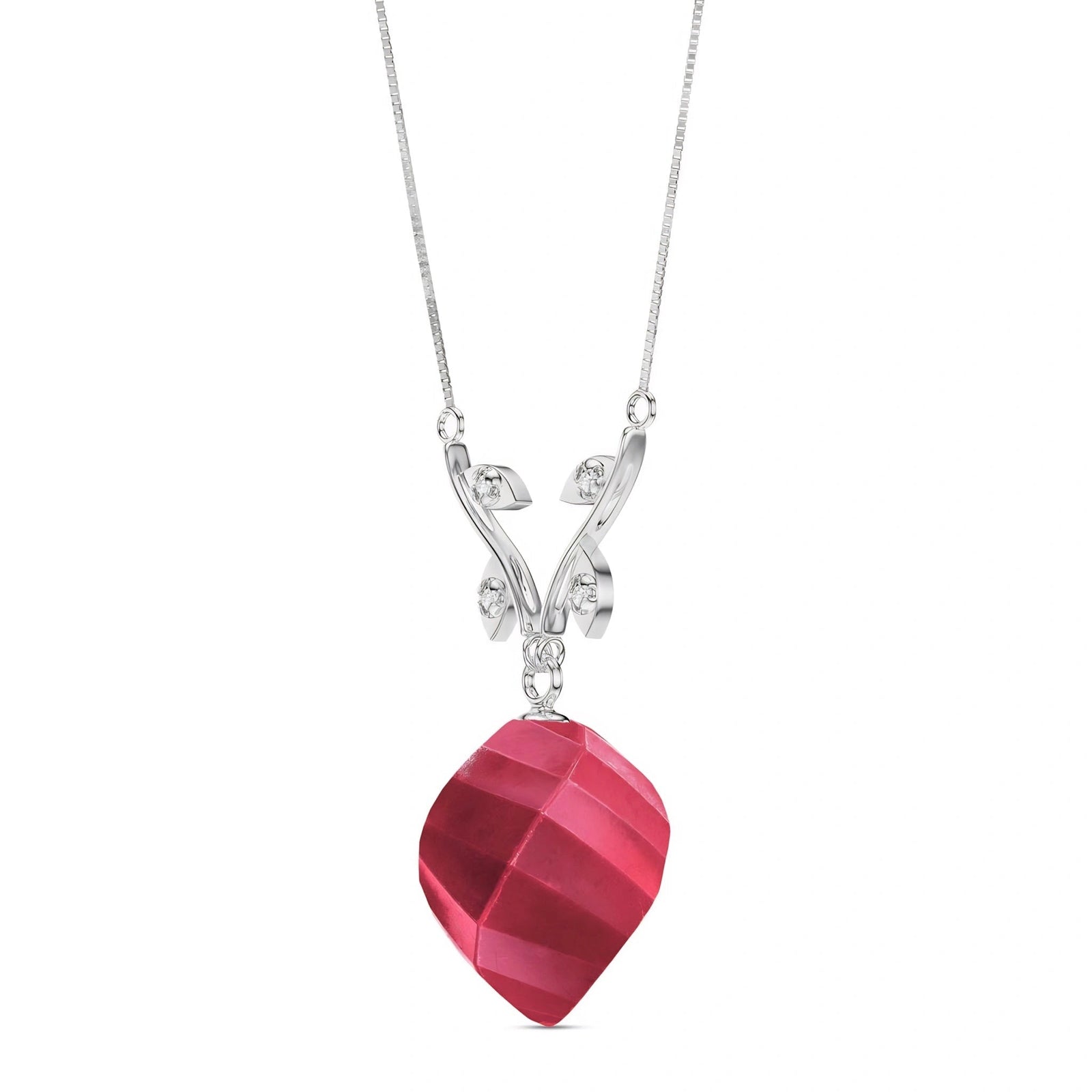White Gold Diamond & Ruby — Alcina