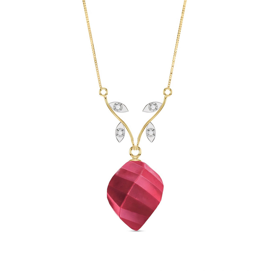 Yellow Gold Diamond & Ruby — Alcina
