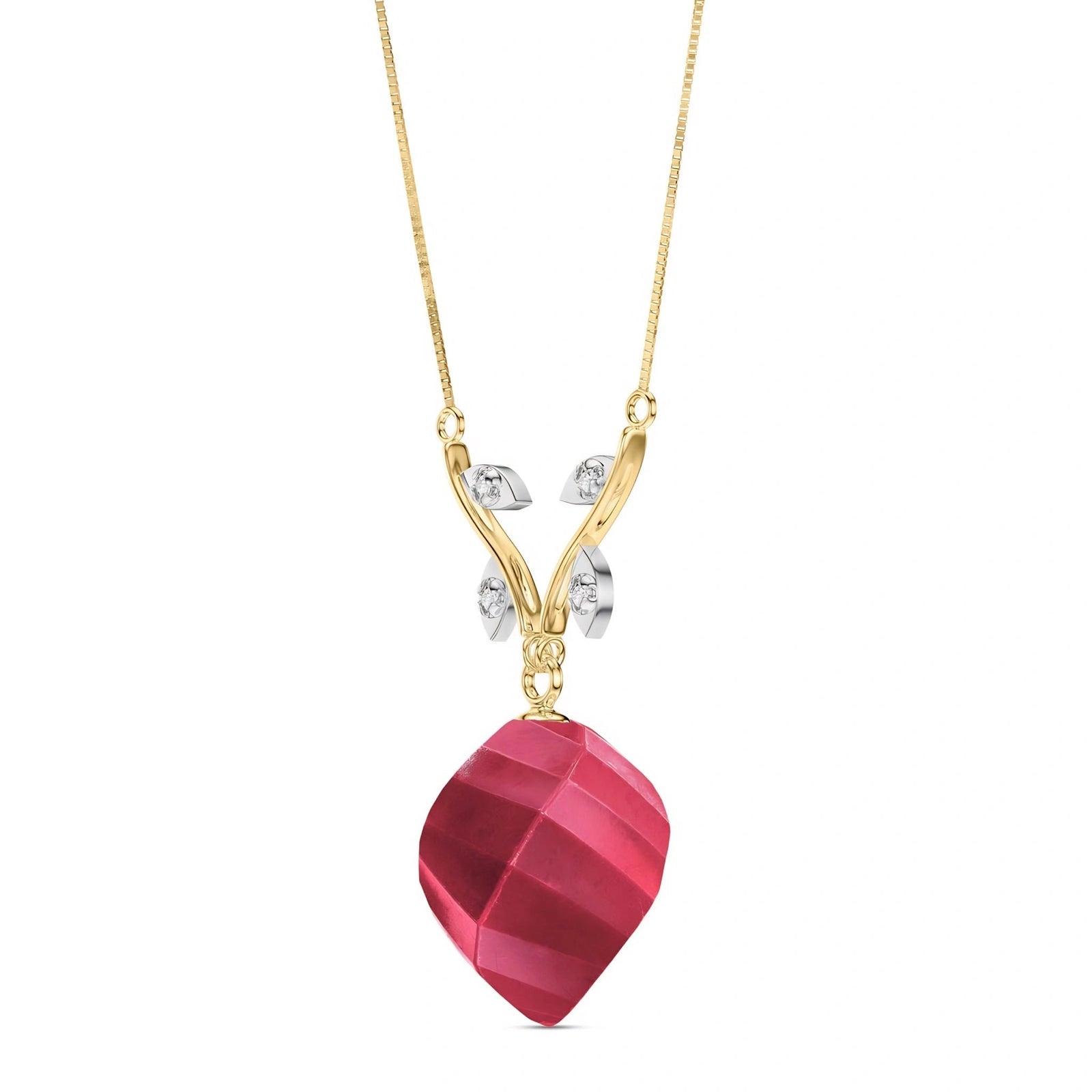 Yellow Gold Diamond & Ruby — Alcina