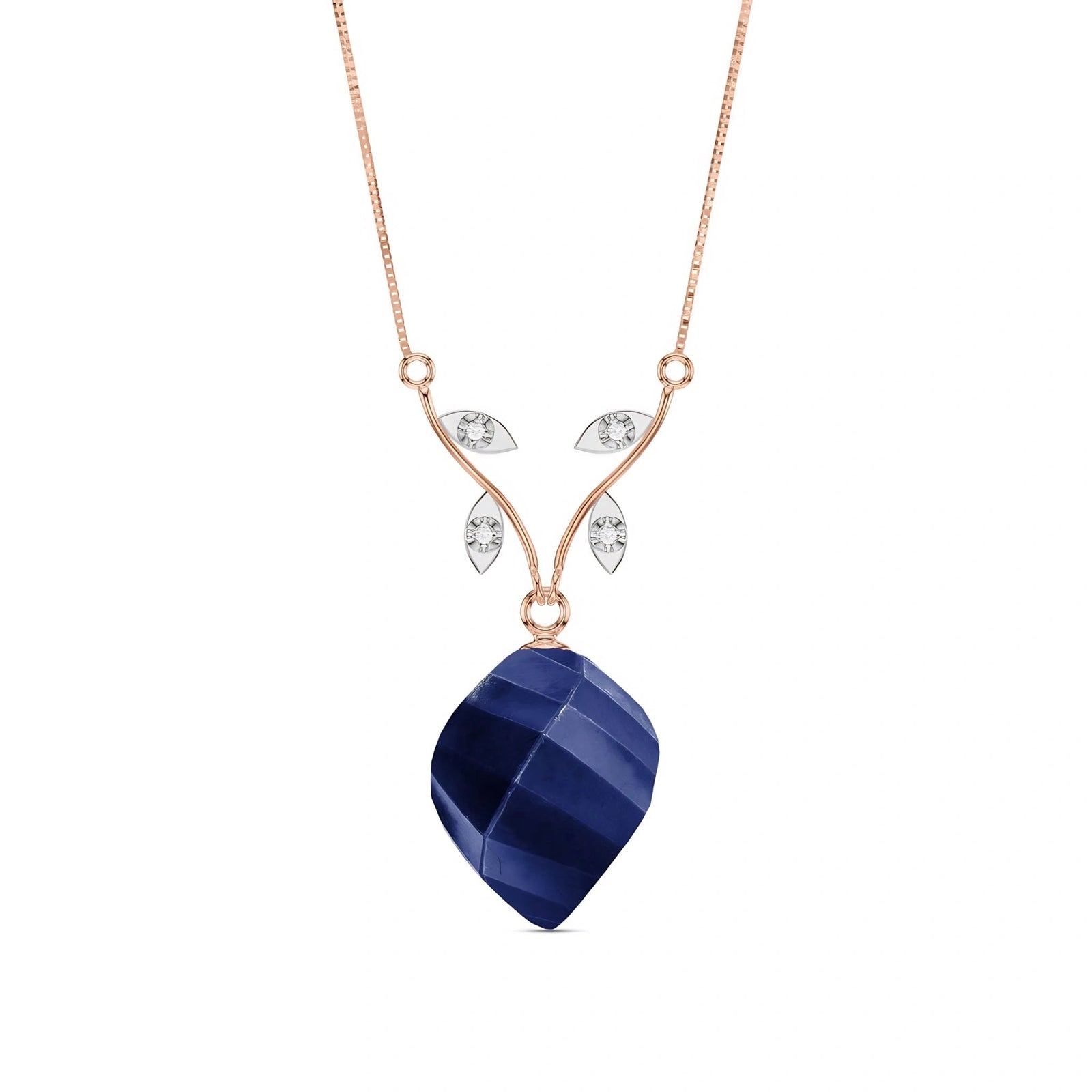 Rose Gold Diamond & Sapphire — Alcina