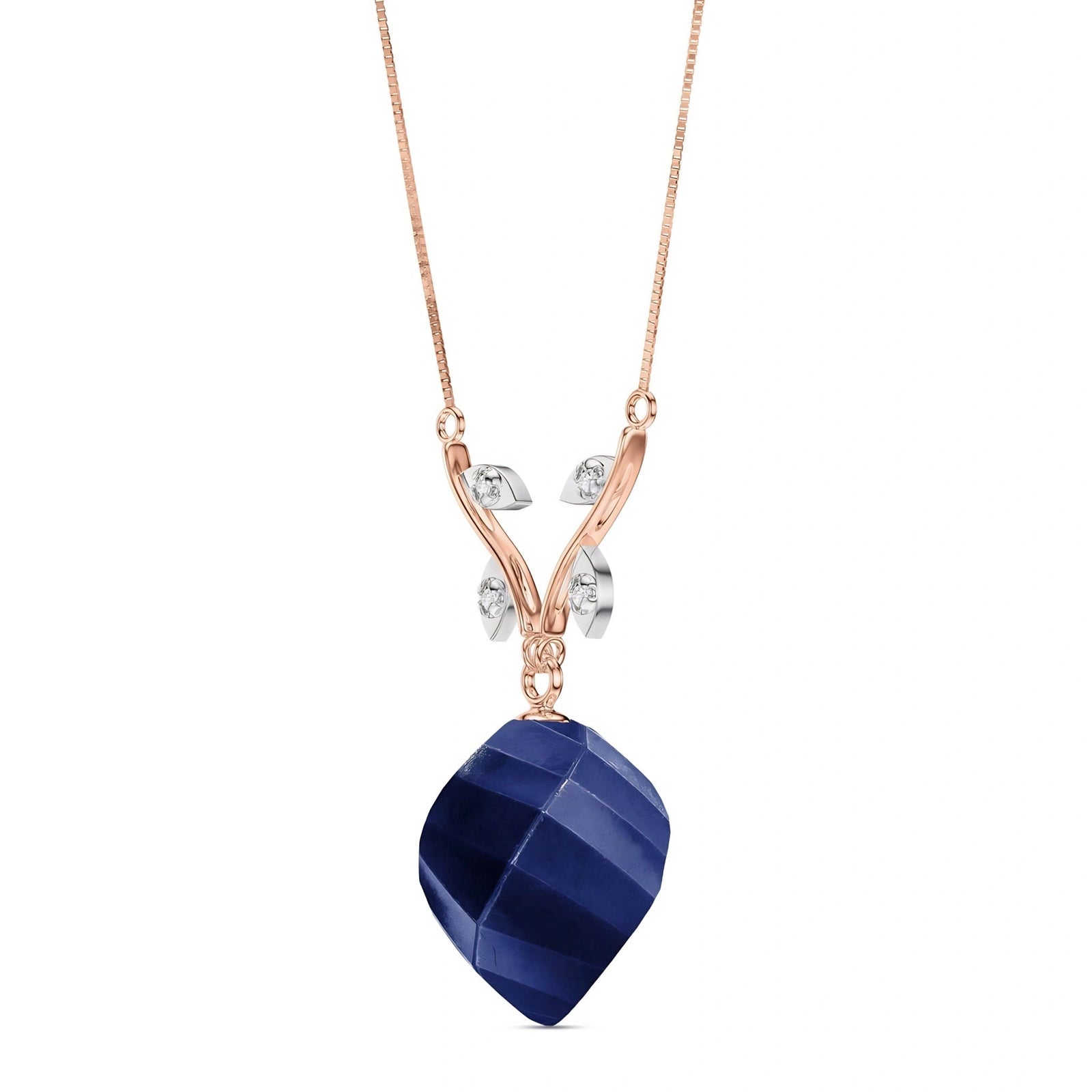 Rose Gold Diamond & Sapphire — Alcina