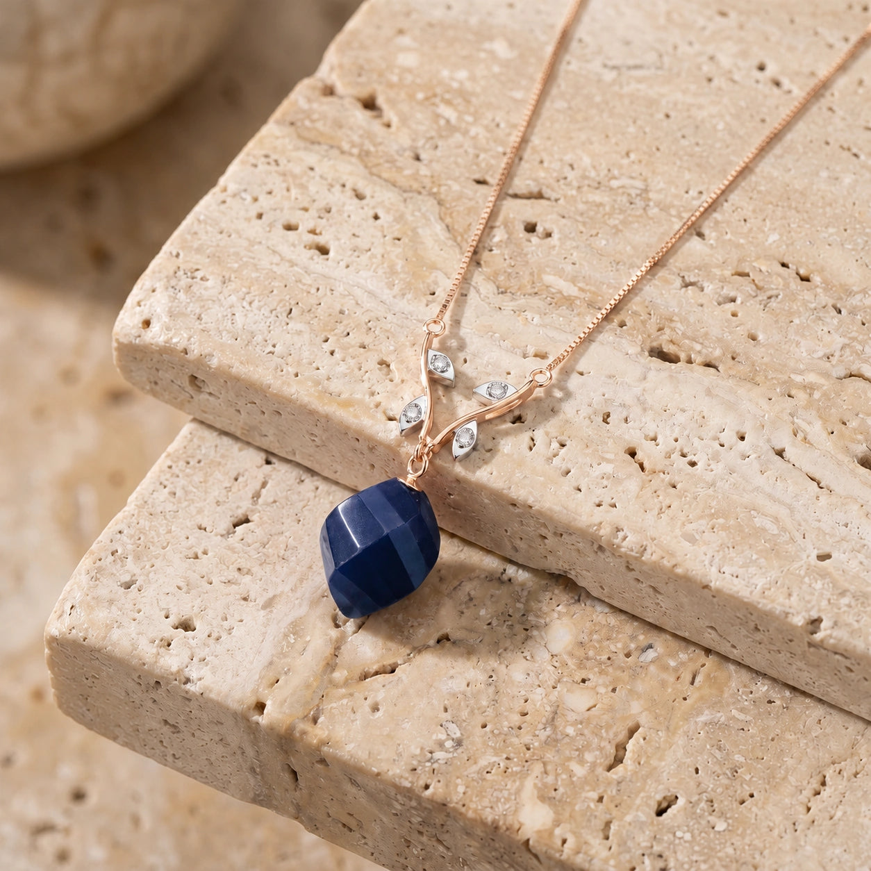 Rose Gold Diamond & Sapphire — Alcina