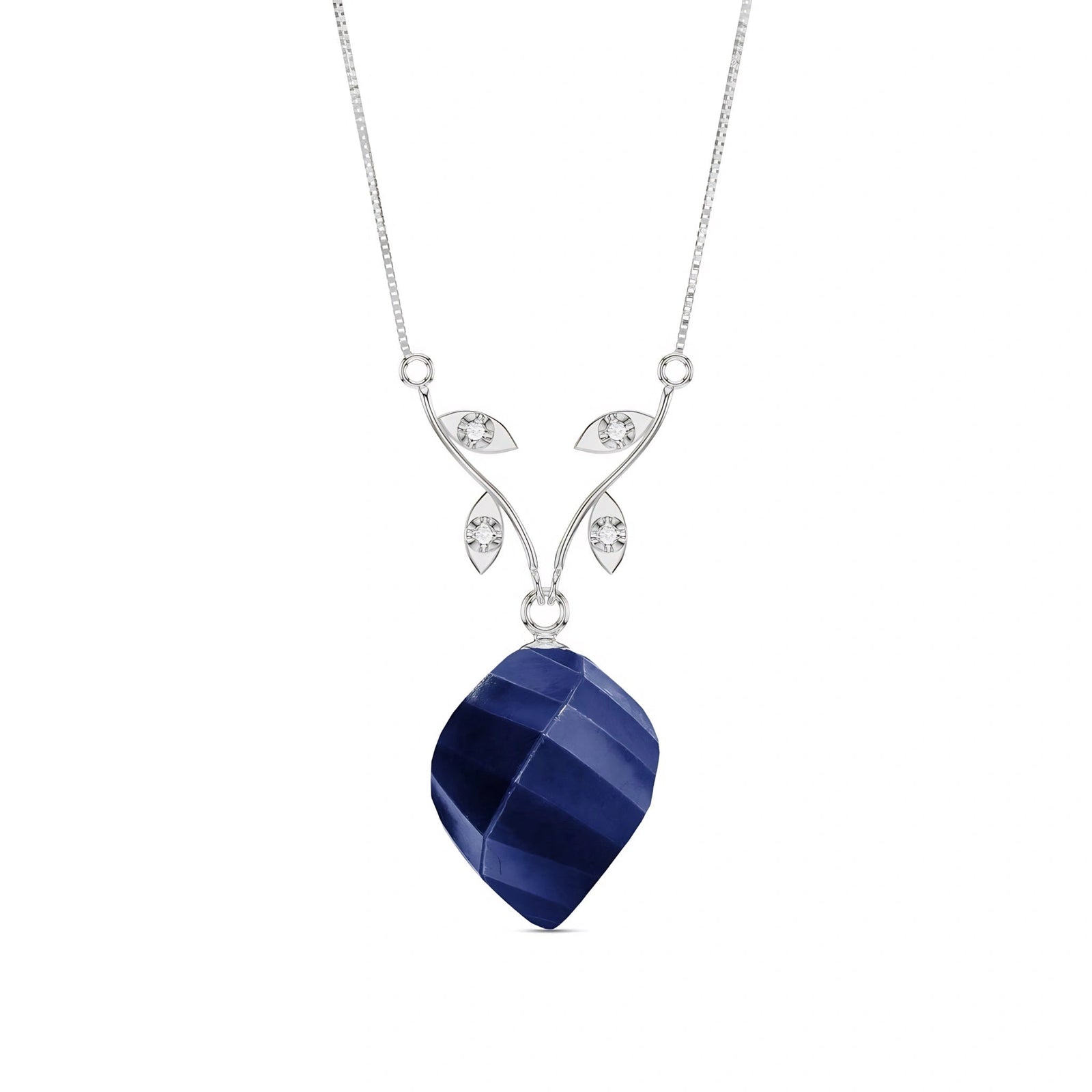 White Gold Diamond & Sapphire — Alcina