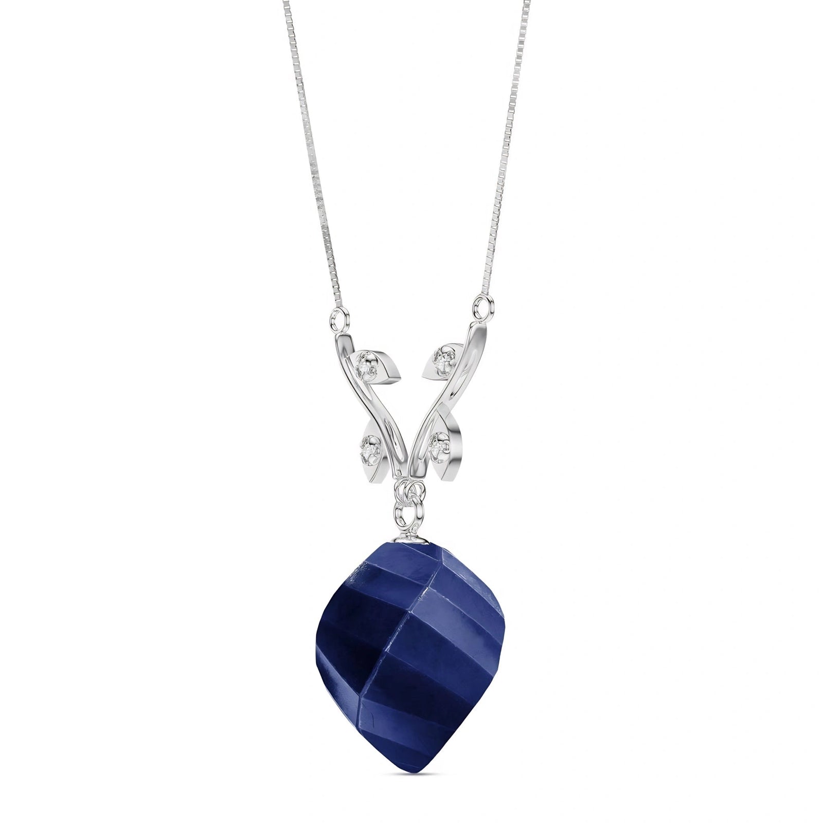 White Gold Diamond & Sapphire — Alcina