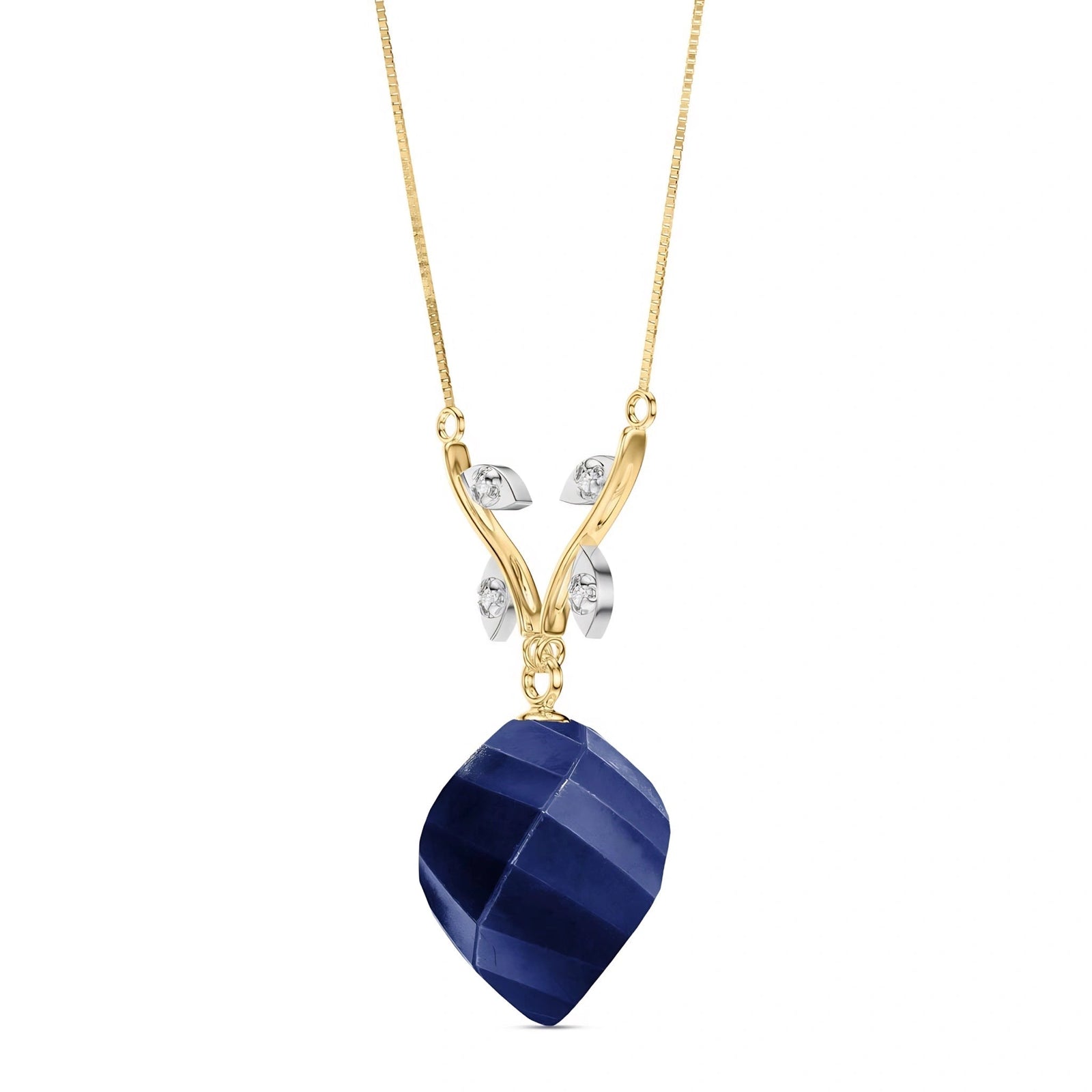 Yellow Gold Diamond & Sapphire — Alcina