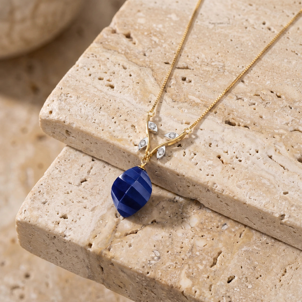 Yellow Gold Diamond & Sapphire — Alcina